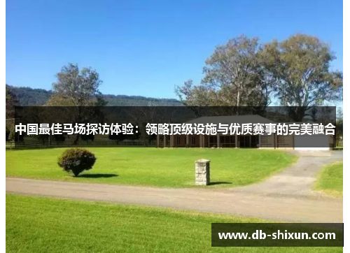 中国最佳马场探访体验：领略顶级设施与优质赛事的完美融合